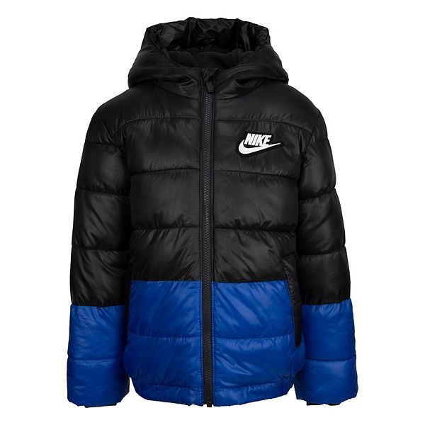 Boys 47 Nike Color Block Puffer Jacket