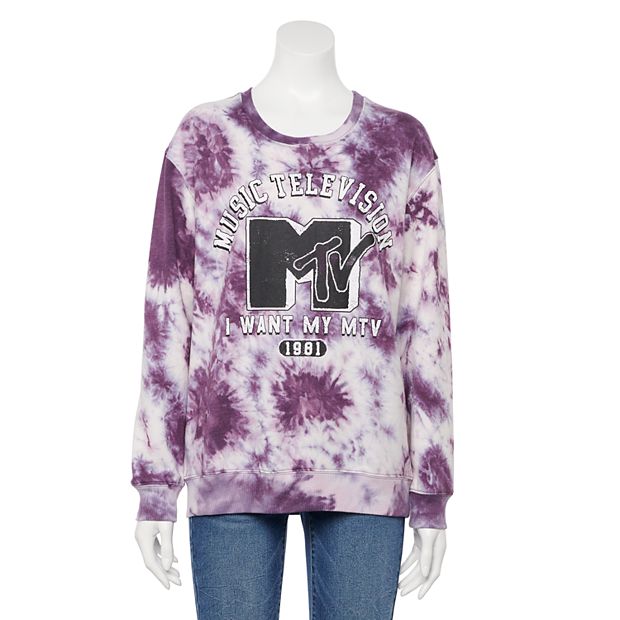 Purple best sale mtv sweatshirt