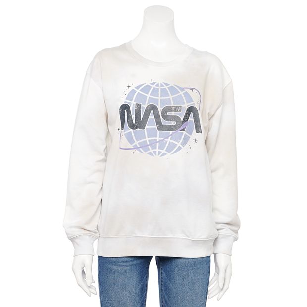 Juniors NASA Logo Sweatshirt