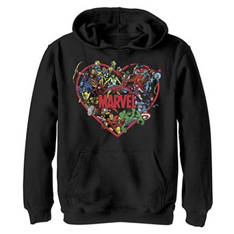 Boys 8-20 Marvel Marvel Hero Heart Graphic Fleece Hoodie
