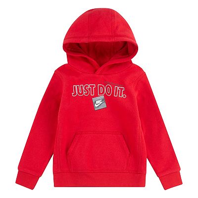 Red boys nike hoodie sale