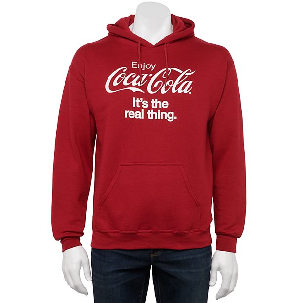 Men's Coca Cola Coke the Real Thing Hoodie