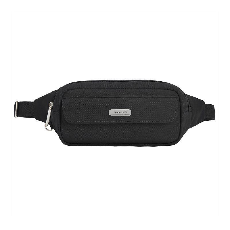 Travelon Anti-Theft RFID-Blocking Essentials Belt Bag, Size: FANNY PACK, Bl