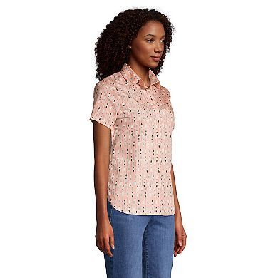 Women's Lands' End No-Iron Supima Cotton Shirt