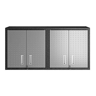 MANHATTAN COMFORT Fortress 2 pc Floating Garage Cabinet Set