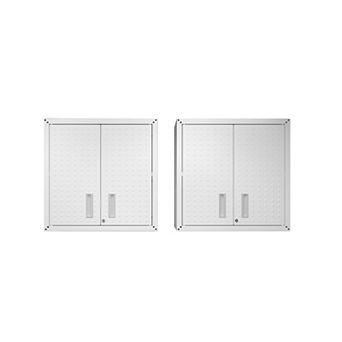 MANHATTAN COMFORT Fortress 2 pc Floating Garage Cabinet Set