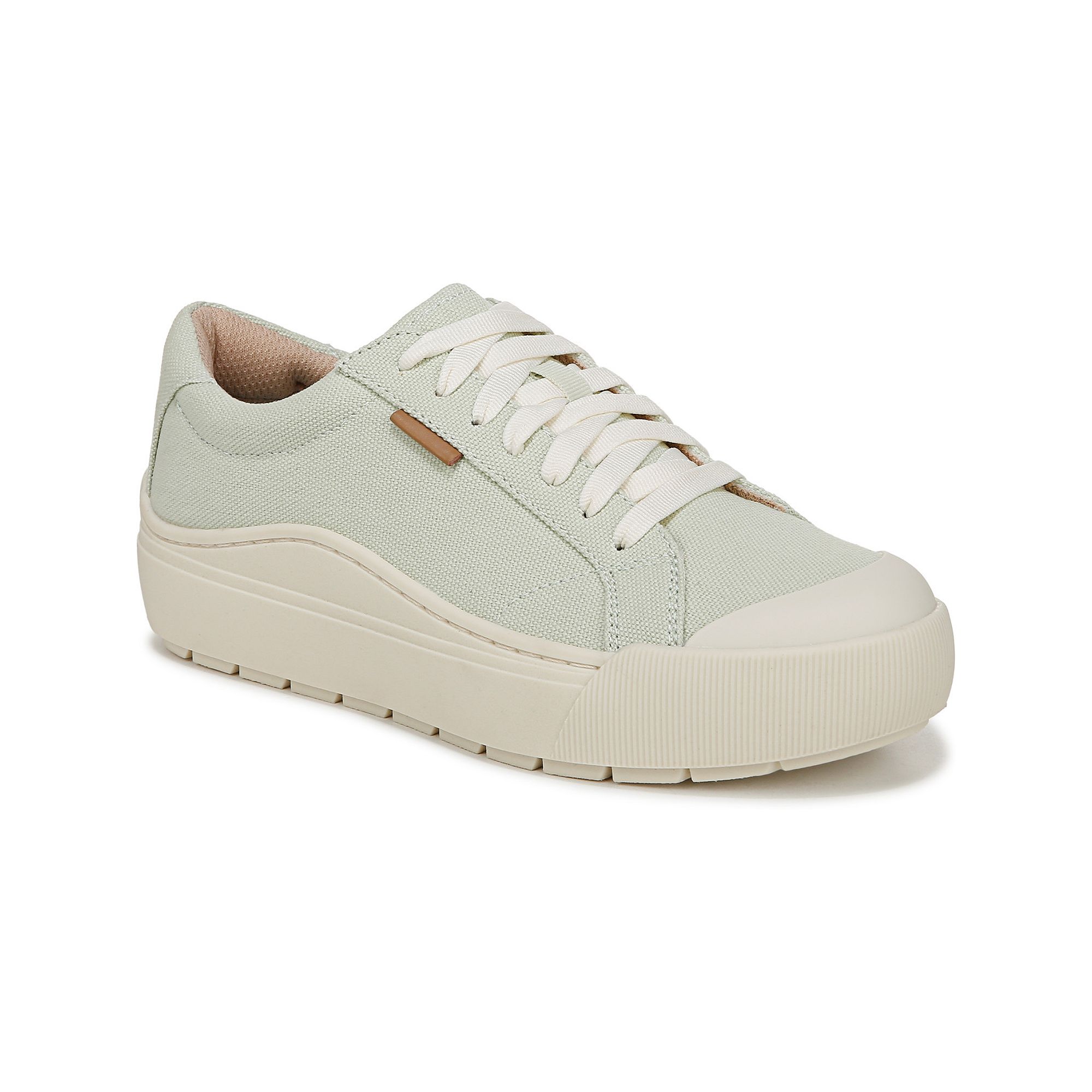 Dr. Scholls Time Off Womens Platform Sneakers, Size: 6.5, Aloe Green