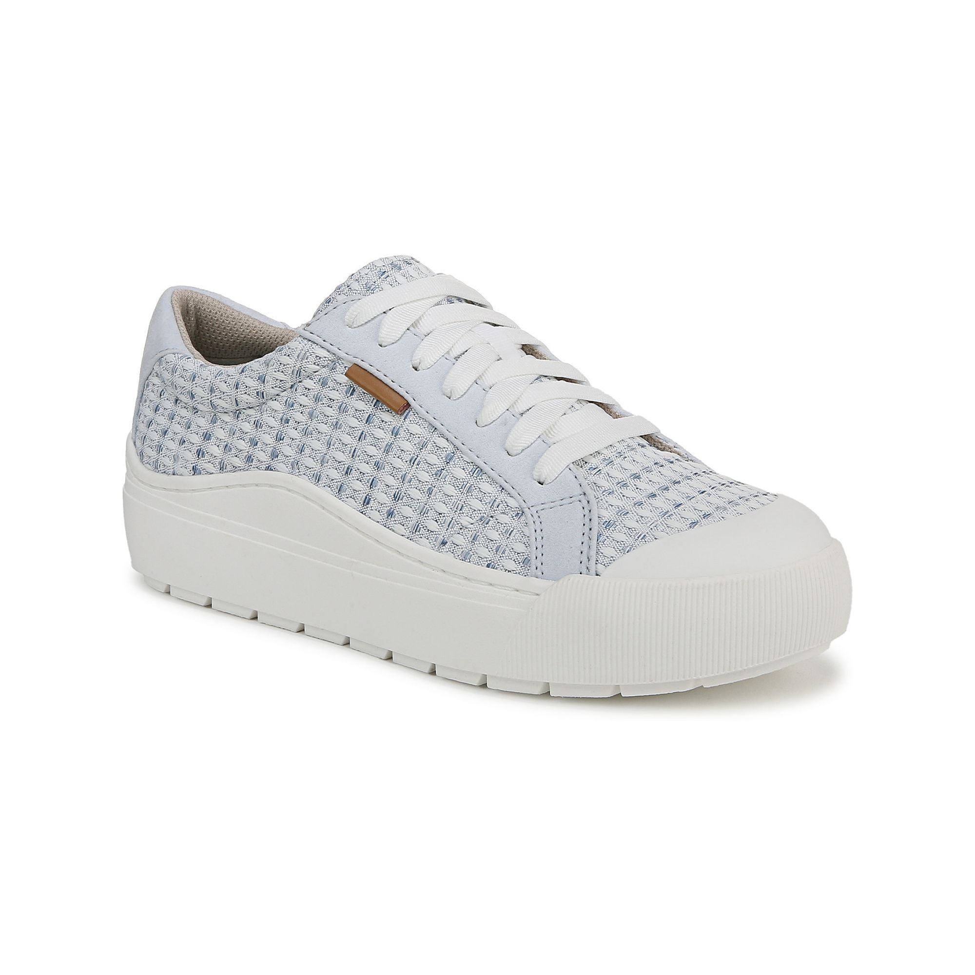 Dr. Scholls Time Off Womens Platform Sneakers, Size: 6.5, Powder Blue