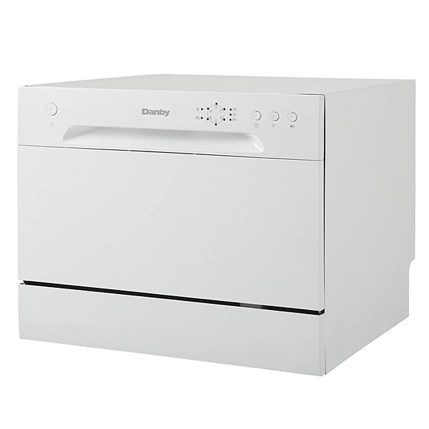 Danby 6 Place Setting Energy Star LED Countertop Dishwasher, White