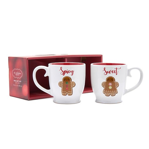 Gingerbread Mugs - Set of 2