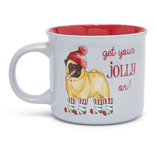 Black Pug - Personalized Pug Themed Gifts For Women Coffee Mug