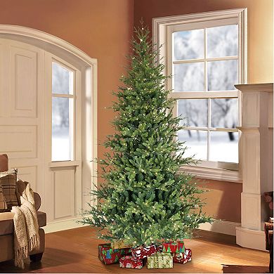 Puleo International 7-ft. Pre-Lit Alberta Spruce Artificial Christmas Tree