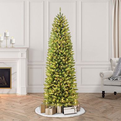PULEO INTERNATIONAL 6-ft. Pre-Lit Fraser Fir Pencil Artificial Christmas Tree