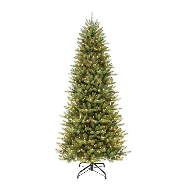 Puleo International 4-Ft. Pre-Lit Slim Fraser Fir Artificial Christmas Tree