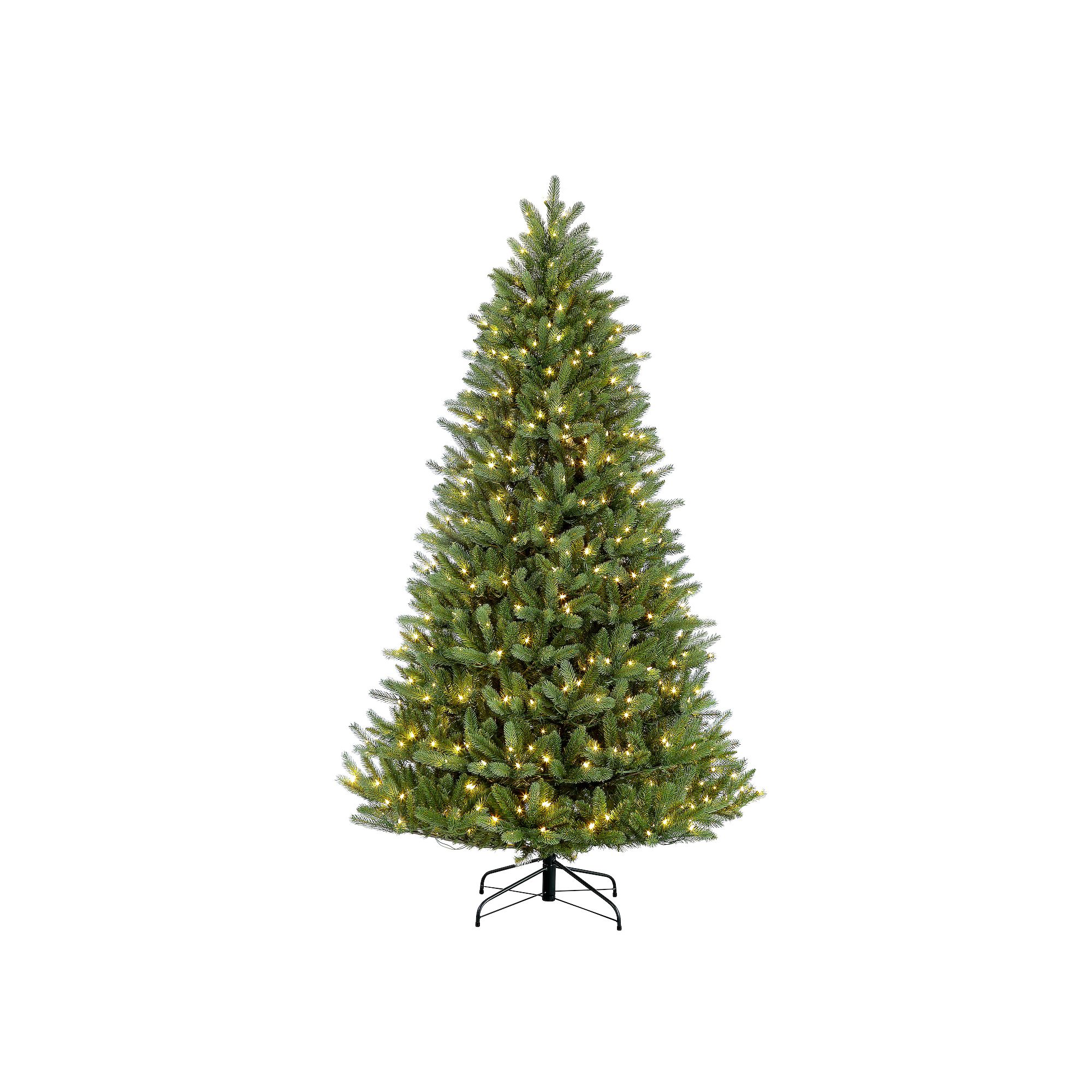 PULEO INTERNATIONAL 4-ft. Pre-Lit Glacier Fir Artificial Christmas Tree, Gr