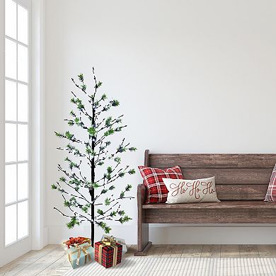 PULEO INTERNATIONAL 5-ft. 200-Light LED Twig Tree Floor Decor