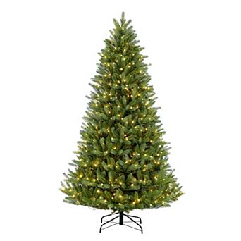 PULEO INTERNATIONAL 6-ft. Pre-Lit Glacier Fir Artificial Christmas Tree