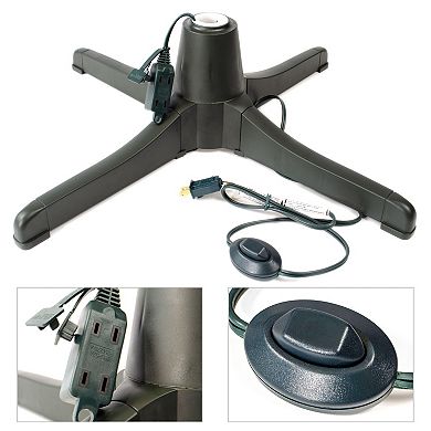 PULEO INTERNATIONAL Rotating Artificial Christmas Tree Stand