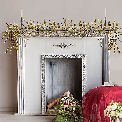 PULEO INTERNATIONAL 6-ft. Twig Garland with LED Twinkle Lights