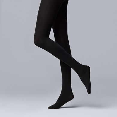 Women's Simply Vera Vera Wang Fleece-Lined Tights
