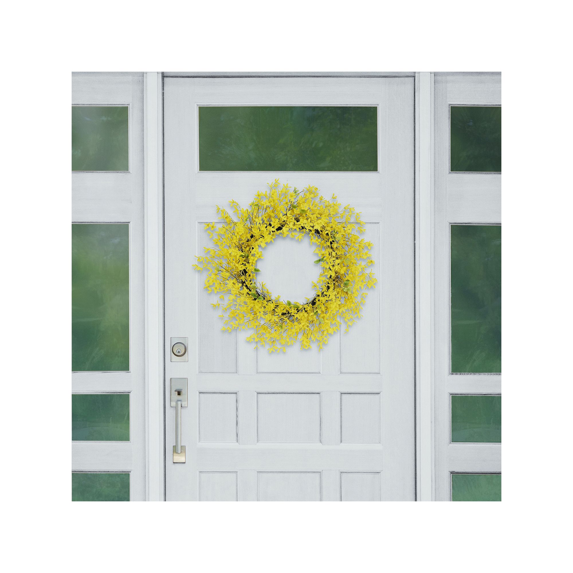 PULEO INTERNATIONAL 30-in. Artificial Dogwood & Daisy Floral Spring Wreath,