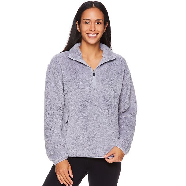 ON THE GO SHERPA QUARTER ZIP PULLOVER