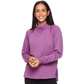 Women's Gaiam Chloe Fleece Funnel Neck Sweatshirt