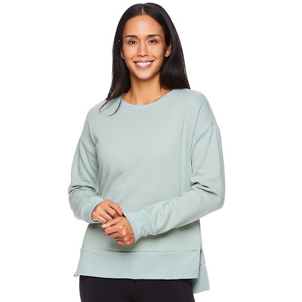 GAIAM, Tops, Gaiam Women Soft Plush Pullover Xl White