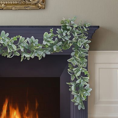 PULEO INTERNATIONAL 6' x 10" Lambs Ear Garland