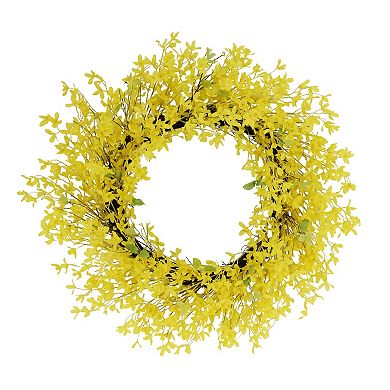 PULEO INTERNATIONAL 30-in. Artificial Winter Jasmine Floral Spring Wreath