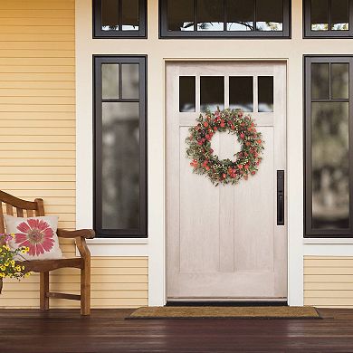 Puleo International 30-in. Artificial Daisy Floral Spring Wreath