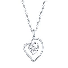 Floating diamond hot sale necklace kohls