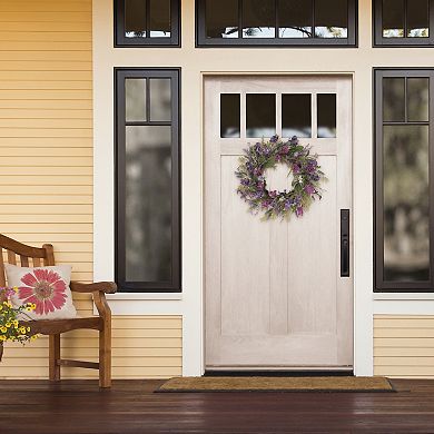 PULEO INTERNATIONAL Lavender Artificial Wreath