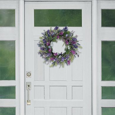 PULEO INTERNATIONAL Lavender Artificial Wreath