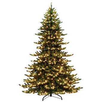 PULEO INTERNATIONAL 7.5-ft. Spruce Green 700-Light Artificial Christmas Tree