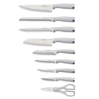 Hampton Forge Epicure Cool Gray 15-pc. Knife Block Set