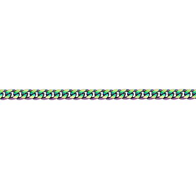 Men's LYNX Stainless Steel Curb Chain Necklace