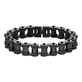 Men's LYNX Stainless Steel Bicycle-Chain Bracelet