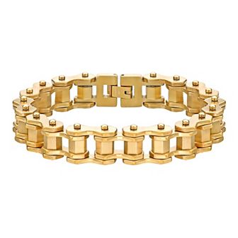 Men's LYNX Stainless Steel Bicycle-Chain Bracelet