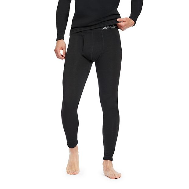 Black Merino Wool Pants - Heavyweight Base Layer | Bottom | Underwear |  Thermal