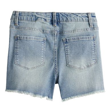 Girls 4-20 SO® High Rise Shortie Denim Shorts in Regular & Plus