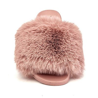 Henry Ferrera Paco Women s Faux Fur Slide Sandals