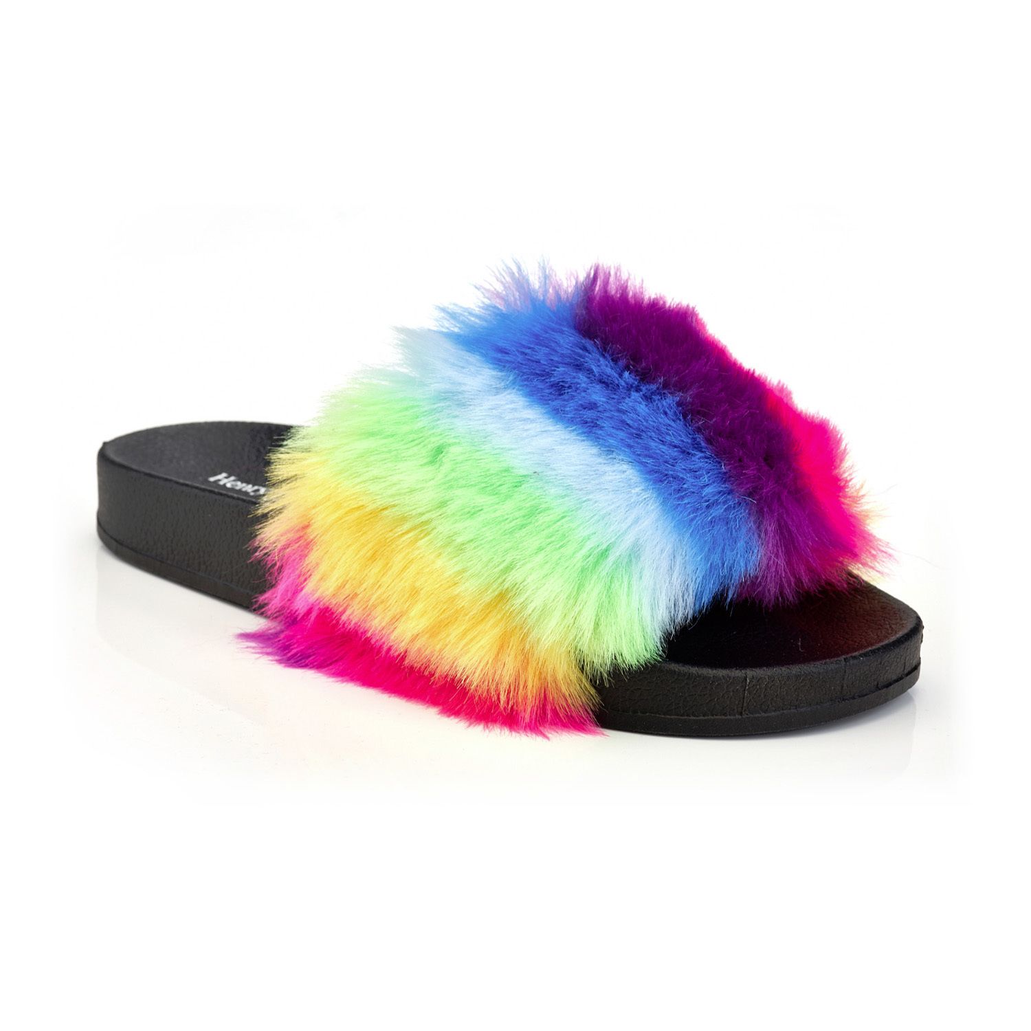 Image for Henry Ferrera Biba Women's Faux-Fur Slide Sandals at Kohl's.