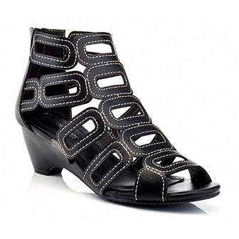 Henry Ferrera S507 Women's Gladiator Wedge Sandals