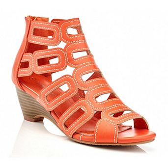 Henry Ferrera S507 Women's Gladiator Wedge Sandals