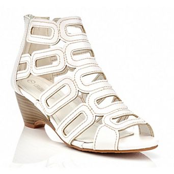 Henry Ferrera S507 Women's Gladiator Wedge Sandals