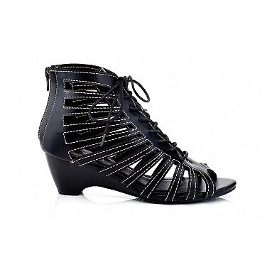 Henry Ferrera Nira Women's Gladiator Wedge Sandals