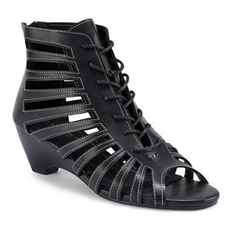 Henry Ferrera Nira Women's Gladiator Wedge Sandals