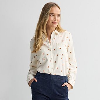 Women's Croft & Barrow® The Extra Soft Plaid Flannel Shirt
