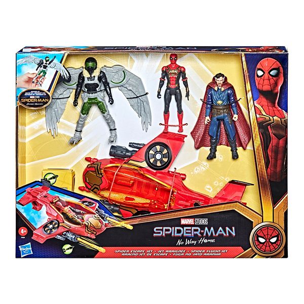 Marvel Spider-Man Spider Escape Jet Figure Set by Hasbro